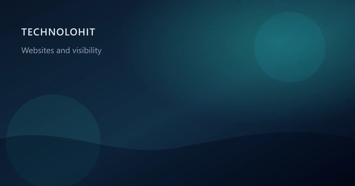 Dark website background with digital structure